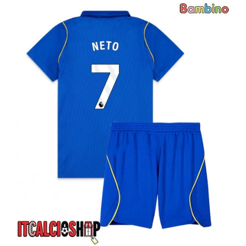 Chelsea Pedro Neto #7 Prima Maglia Bambino 2026-27 Manica Corta (+ Pantaloni corti)